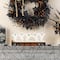 Glitzhome® 18"L Halloween Wooden & Metal White Ghost Silhouette Countdown Table Sign